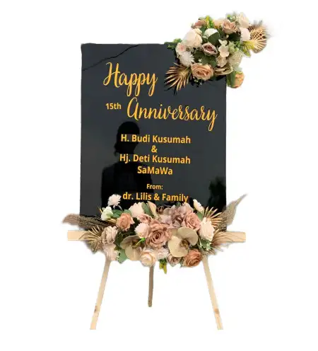 Papan Bunga Akrilik Kalierang