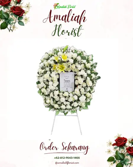 Krans Bunga Duka Kalierang